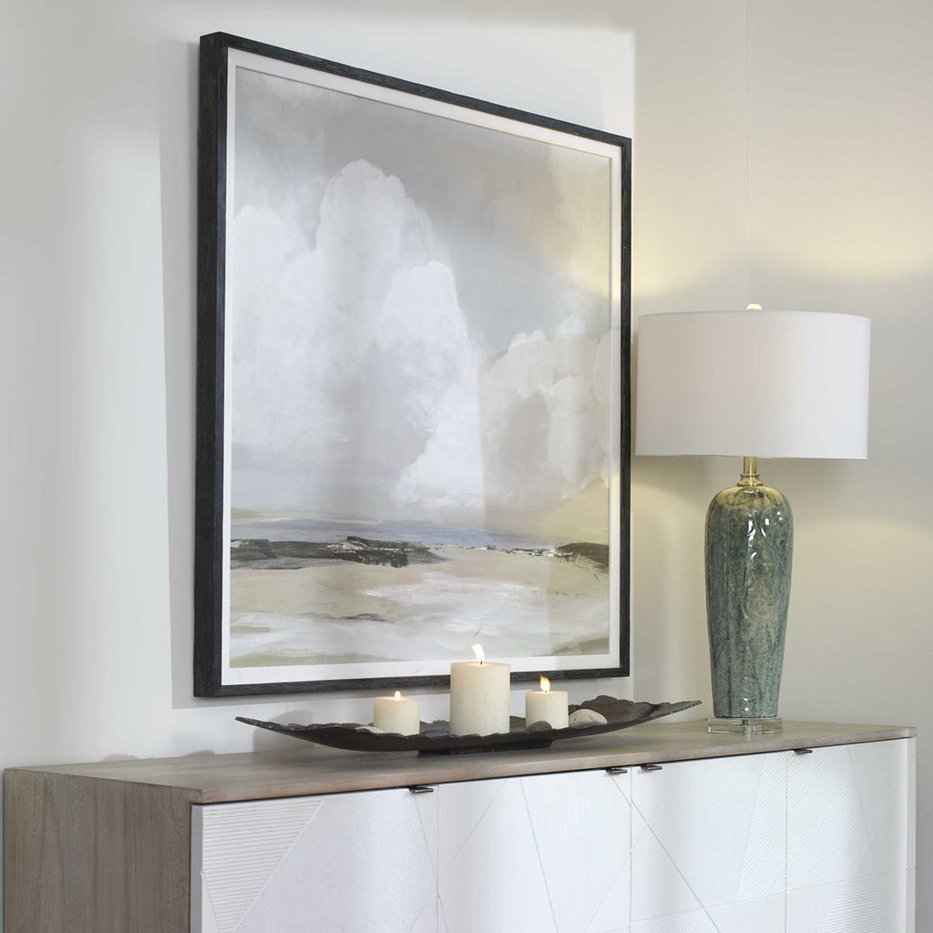 Soft Clouds Framed Print - Bombay Mercantile