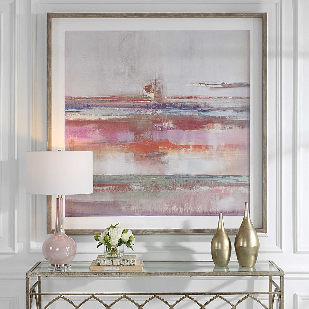 Torrent Abstract Art Framed Print - Bombay Mercantile