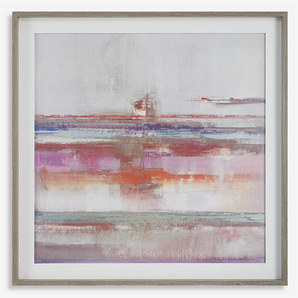 Torrent Abstract Art Framed Print - Bombay Mercantile