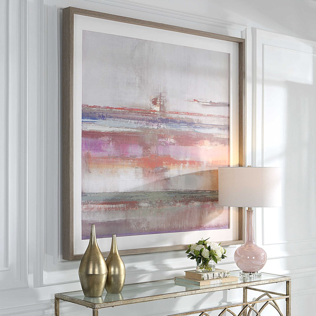 Torrent Abstract Art Framed Print - Bombay Mercantile