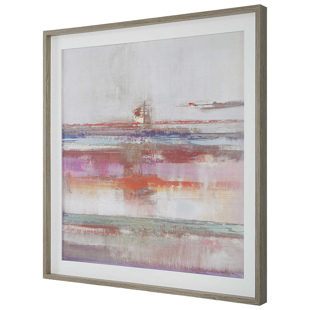 Torrent Abstract Art Framed Print - Bombay Mercantile