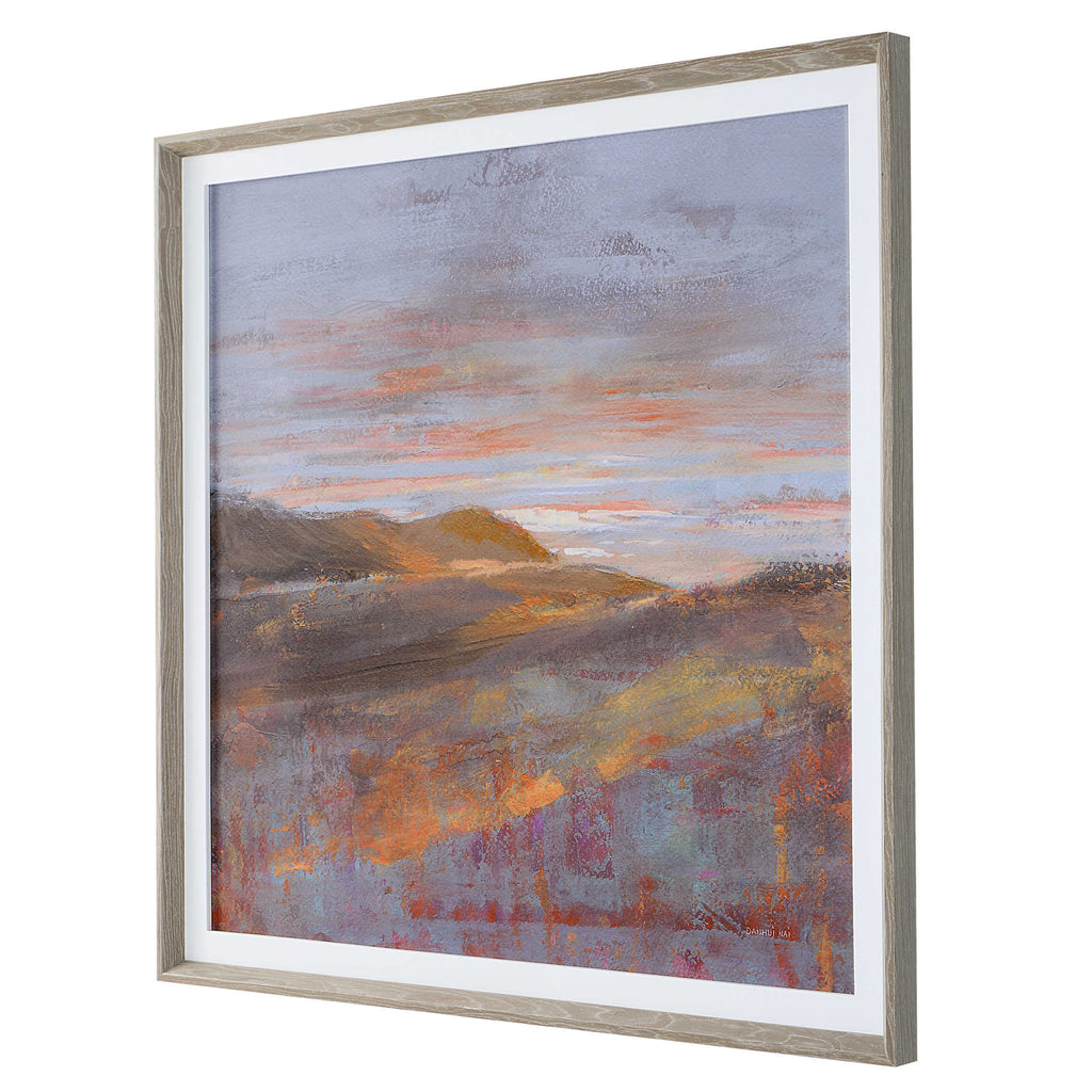 Dawn On The Hills Framed Print - Bombay Mercantile