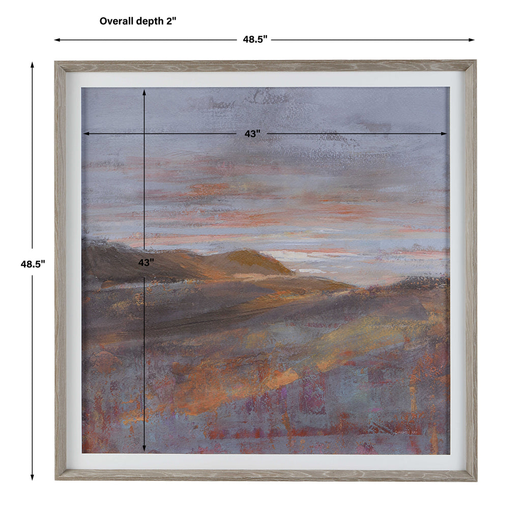 Dawn On The Hills Framed Print - Bombay Mercantile