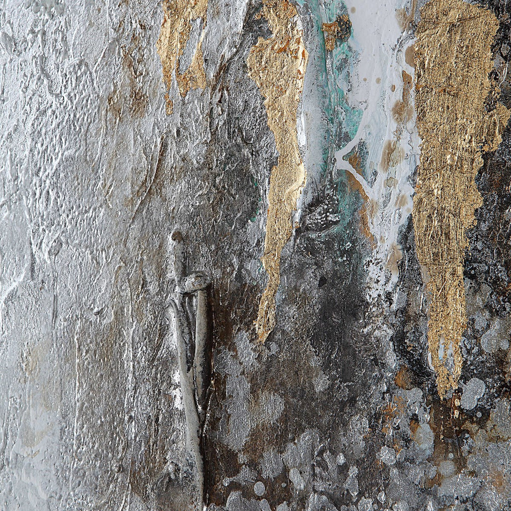 Mountain Mist Hand Painted Canvas - Bombay Mercantile
