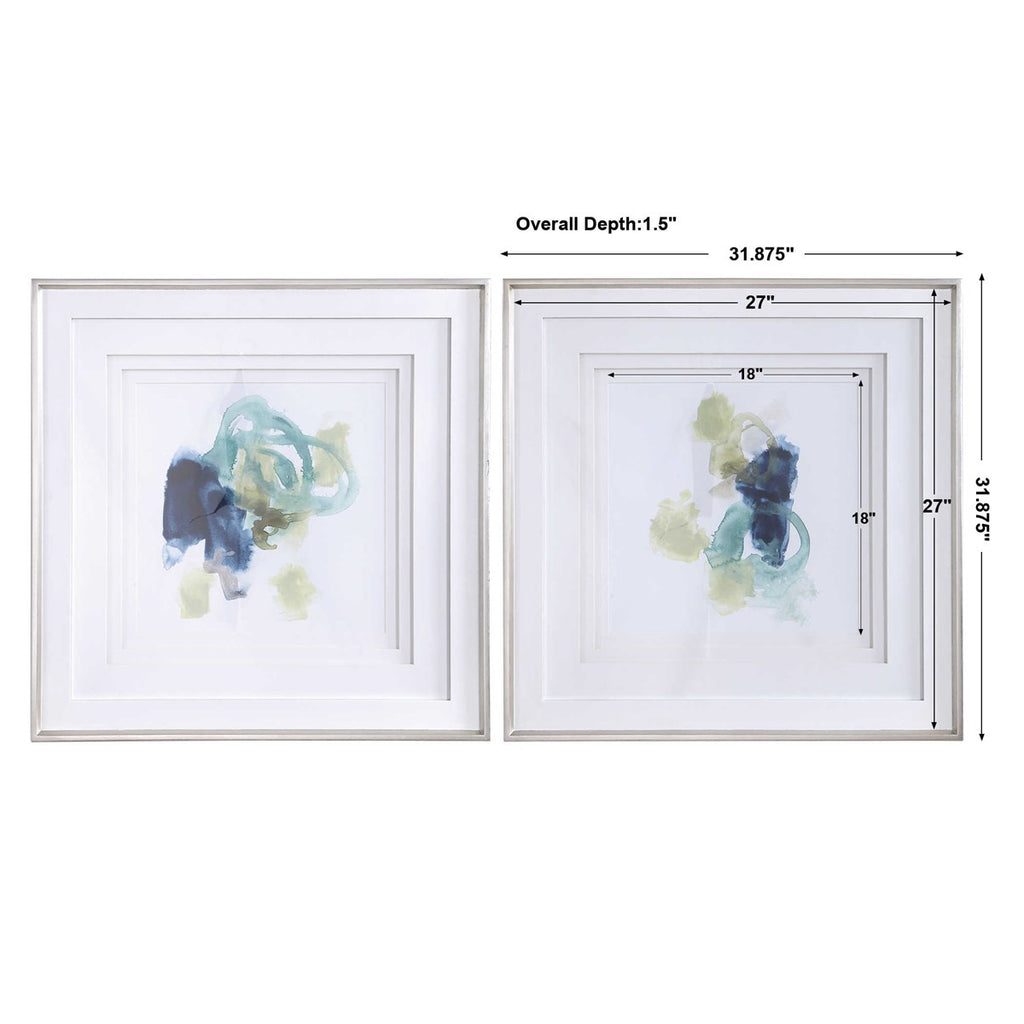 Integral Motion Framed Prints, Set of 2 - Bombay Mercantile