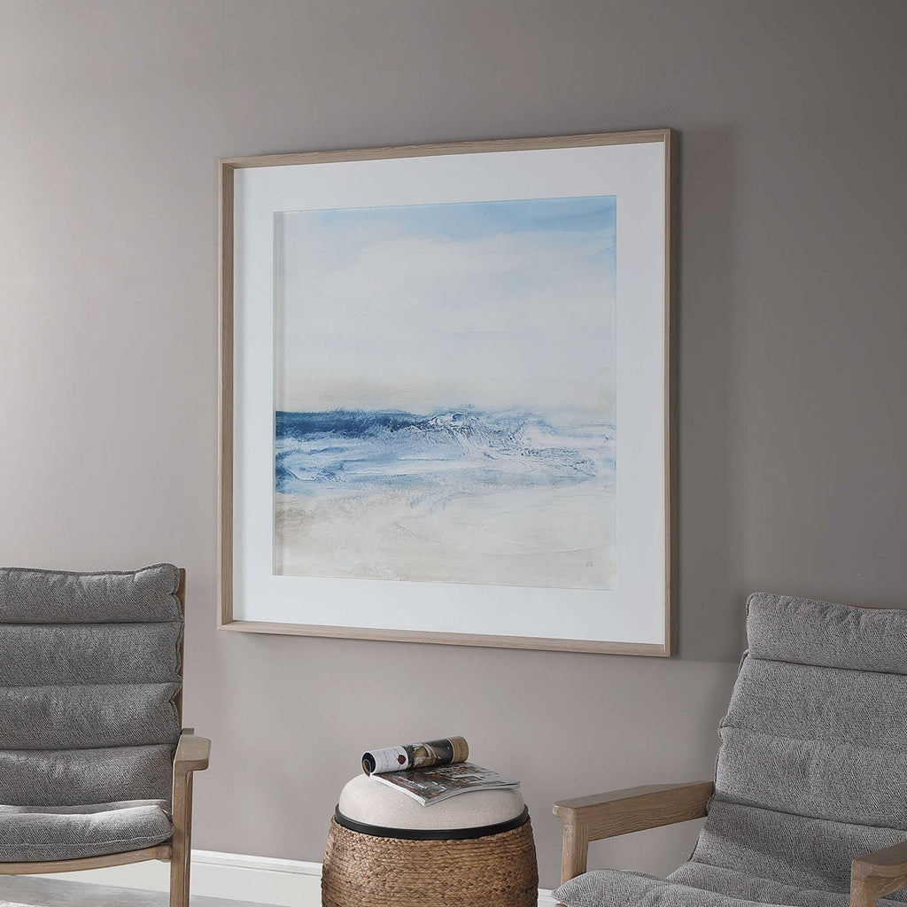 Surf And Sand Framed Print - Bombay Mercantile