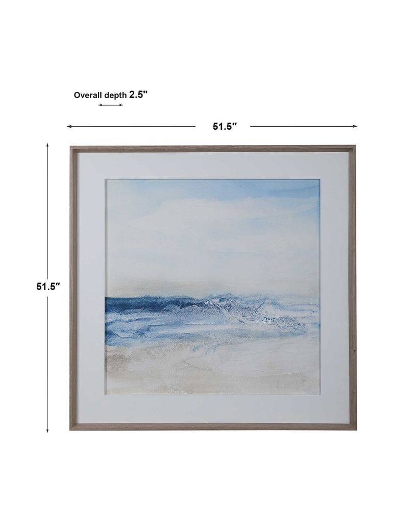 Surf And Sand Framed Print - Bombay Mercantile