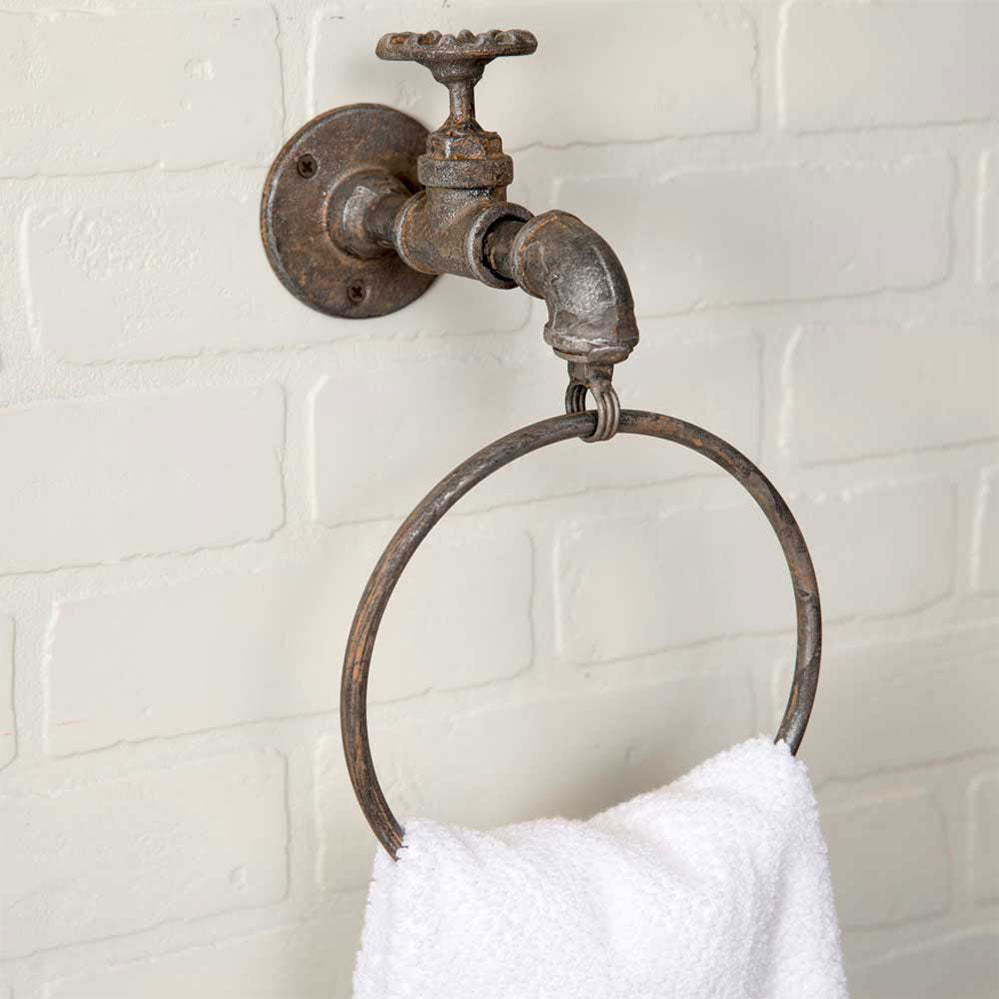 Water Spigot Towel Ring - Box of 2 - Bombay Mercantile