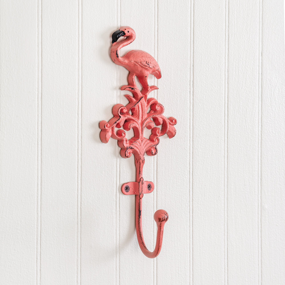 Flamingo Wall Hook - Box of 4 - Bombay Mercantile