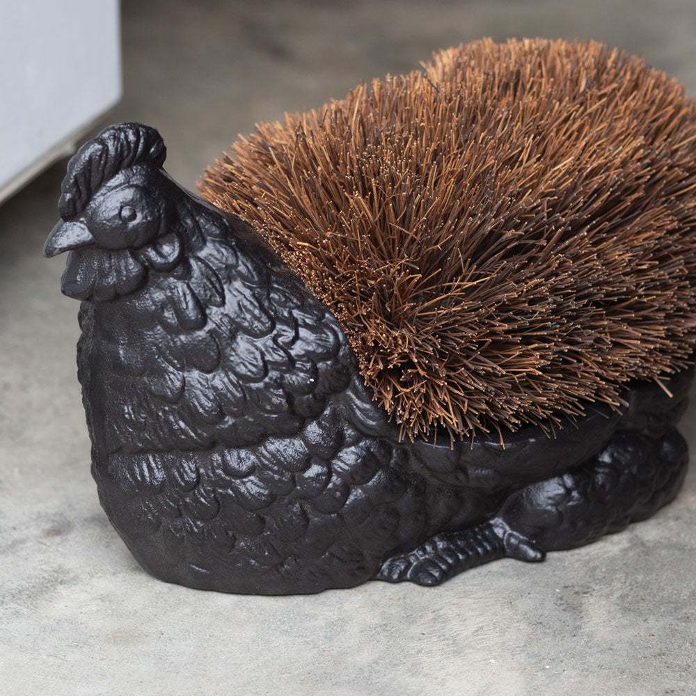Chicken Boot Scraper - Bombay Mercantile