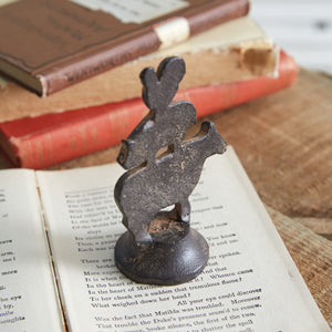Cast Iron Stacked Animals Figurine - Box of 4 - Bombay Mercantile