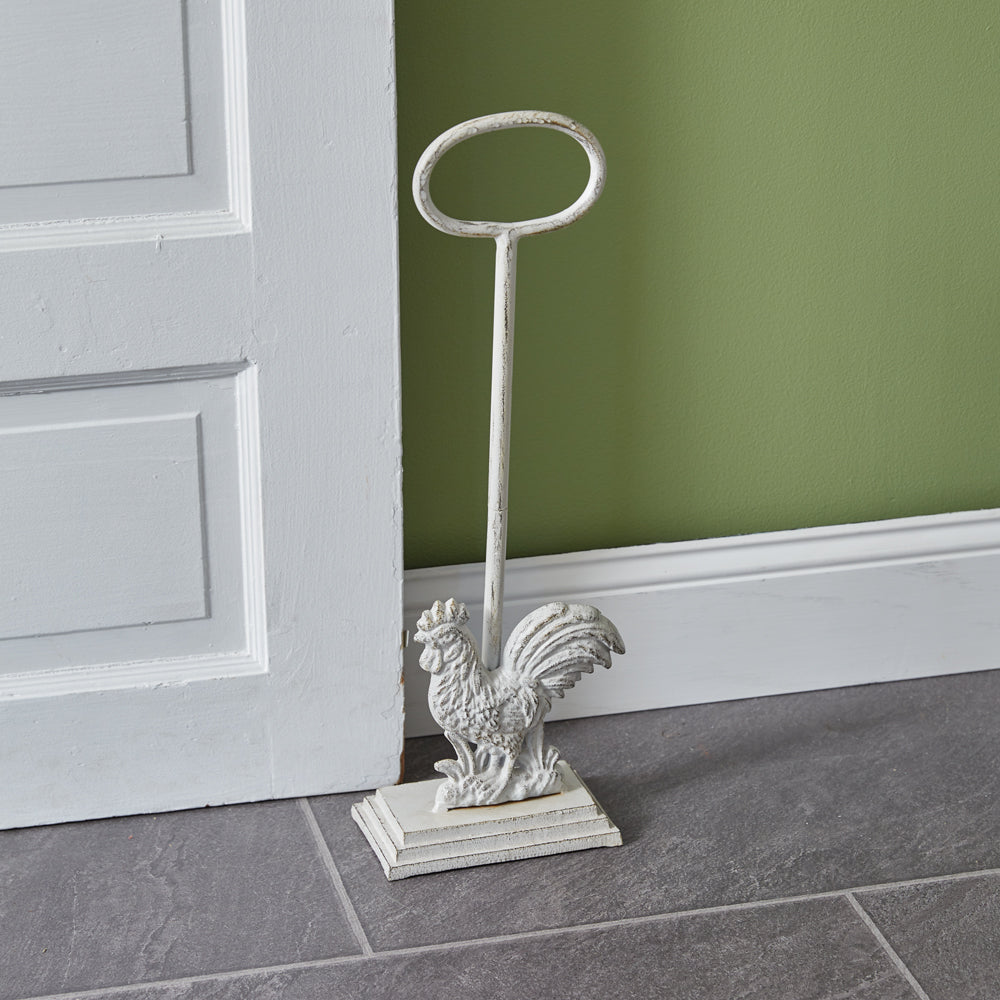 Rooster Door Stop with Handle - Bombay Mercantile