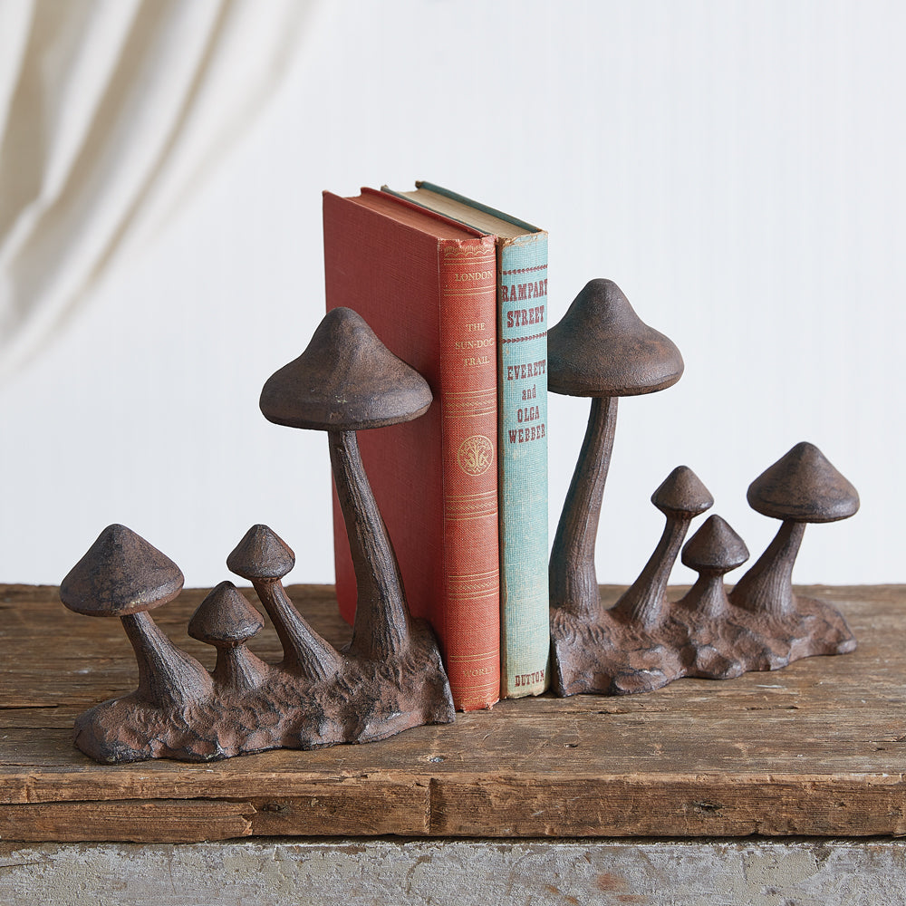 Mushroom Sprouts Bookends - Bombay Mercantile
