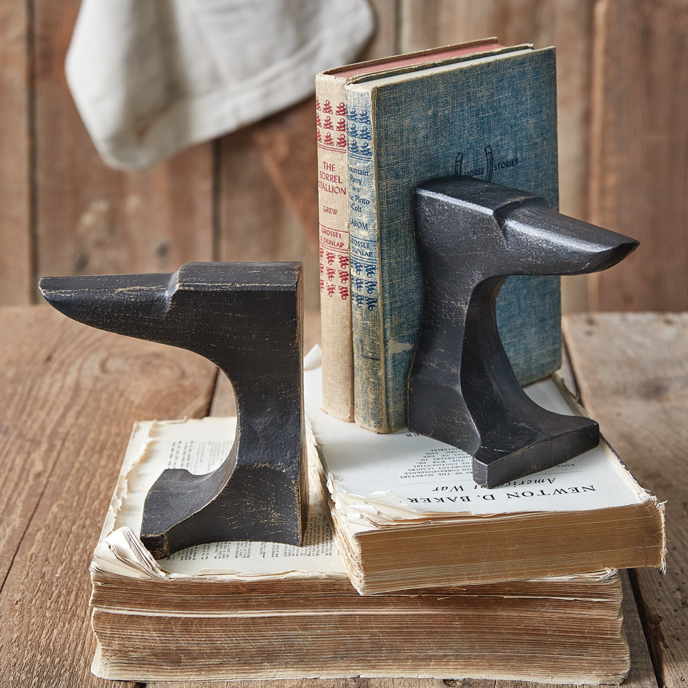 Anvil Bookends - Bombay Mercantile