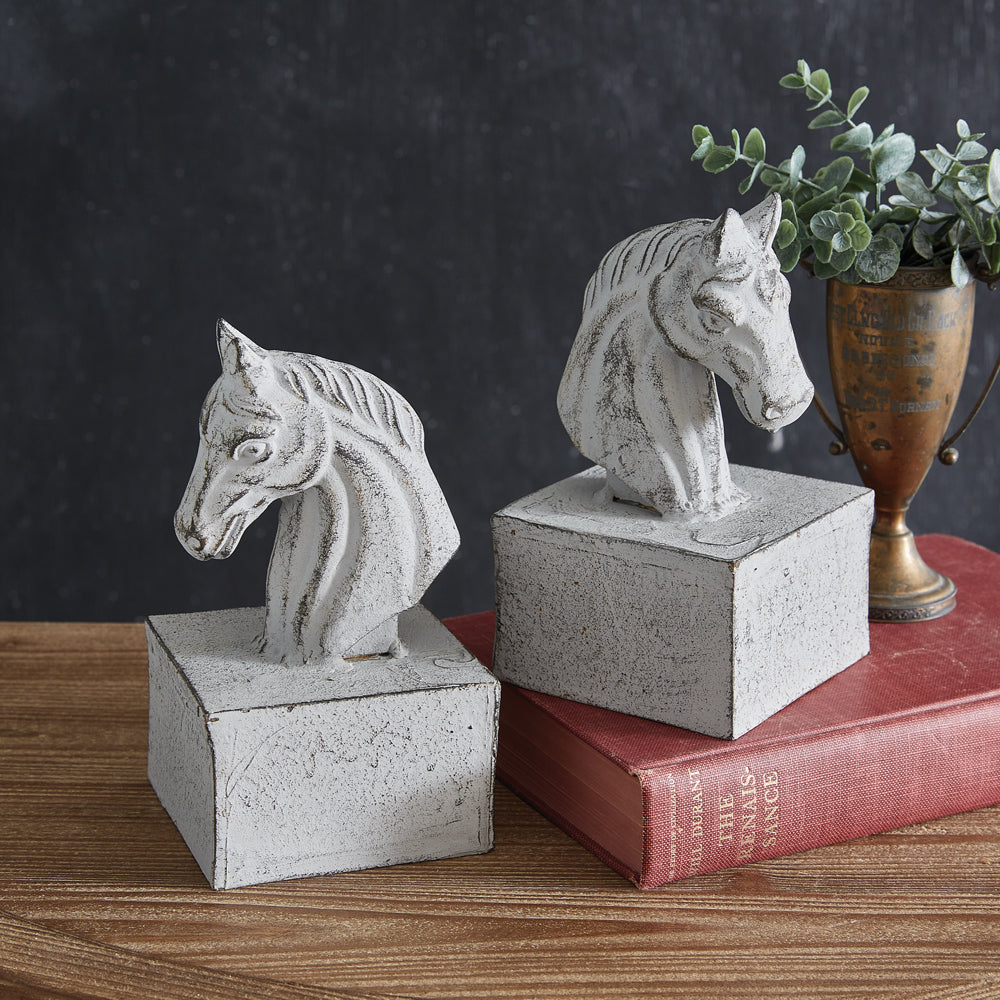 Roman Horse Bookends - Bombay Mercantile