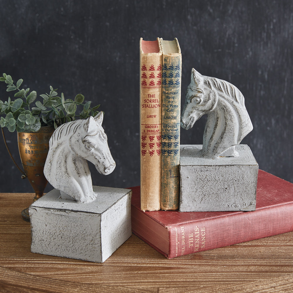Roman Horse Bookends - Bombay Mercantile