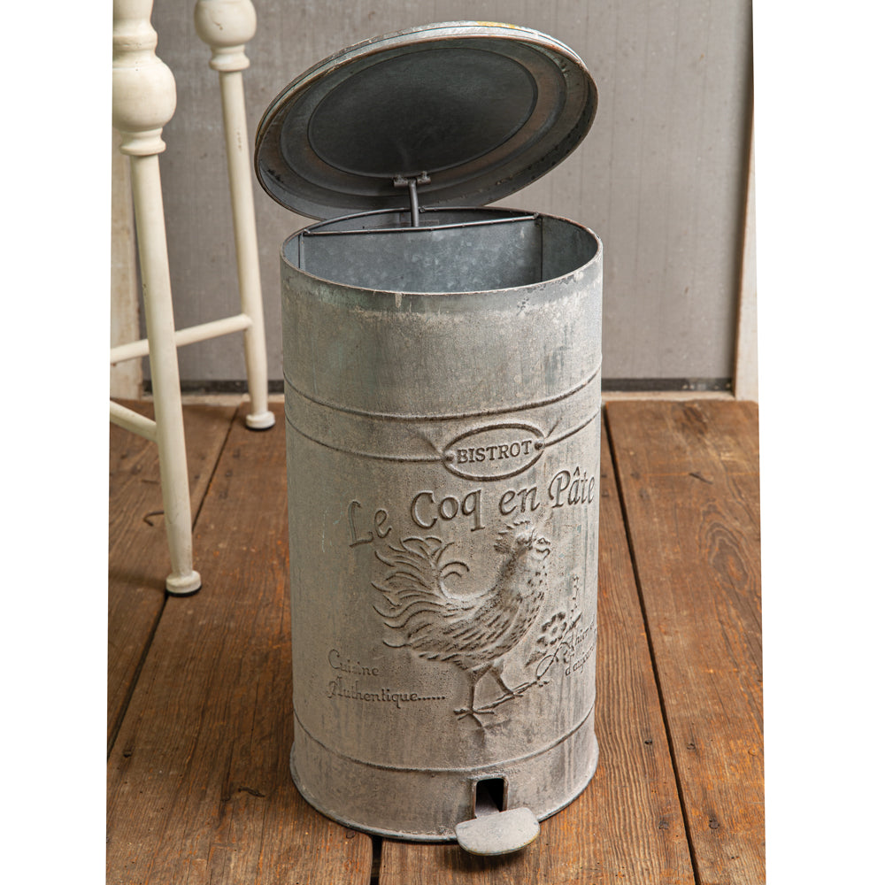 Rooster Trash Bin - Bombay Mercantile