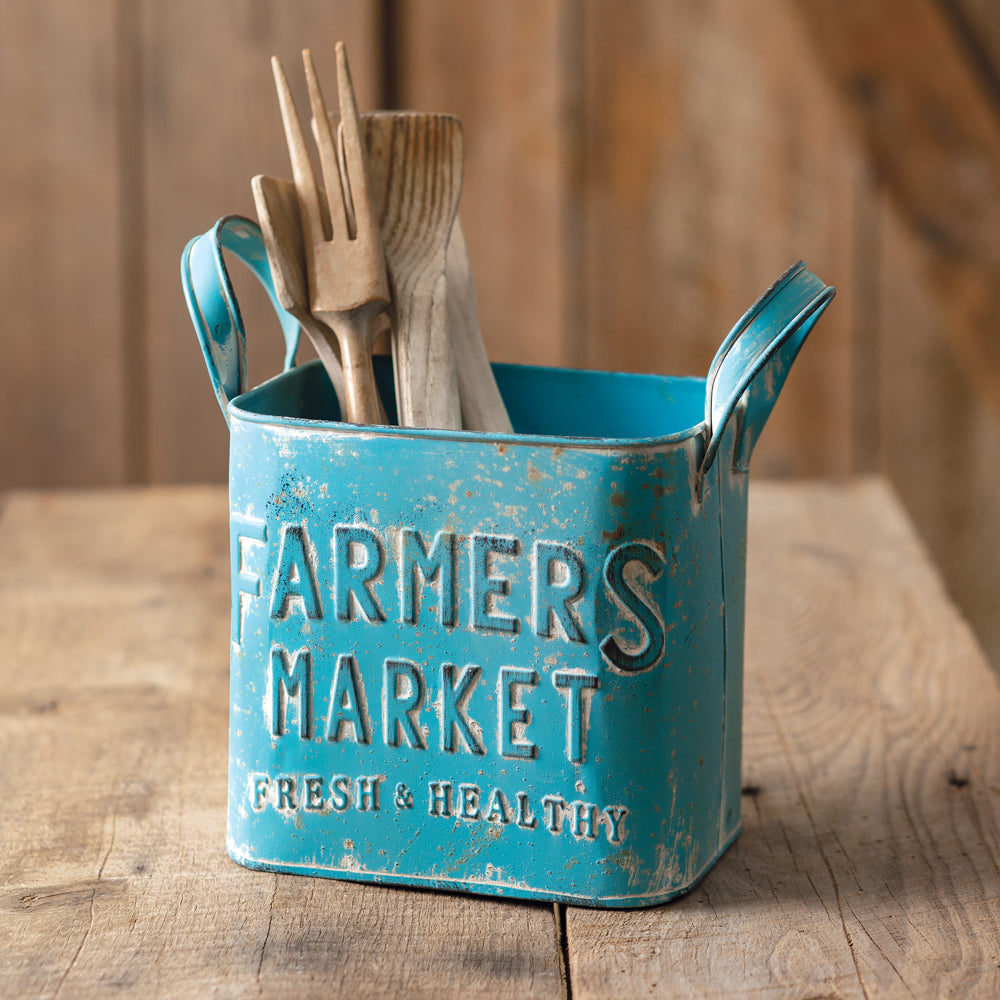 Farmers Market Container with Handles - Bombay Mercantile