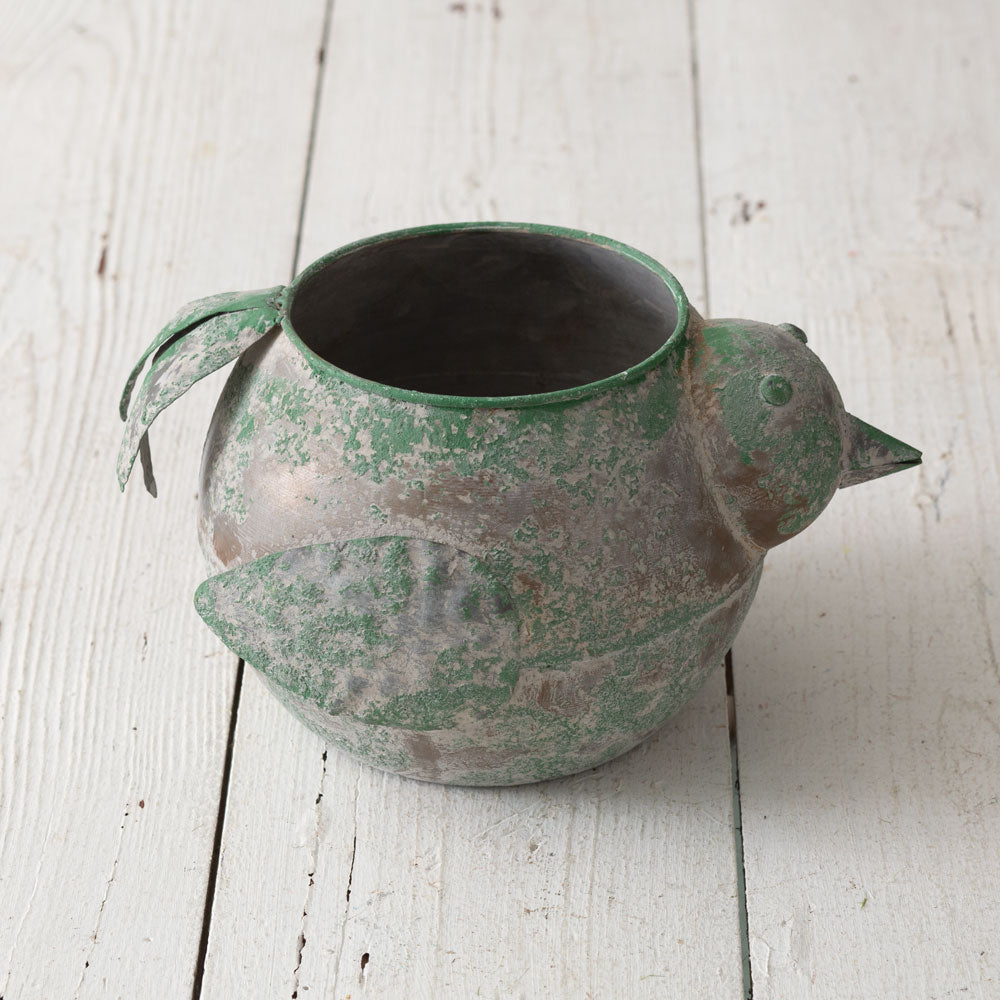Rustic Garden Bird Container - Bombay Mercantile