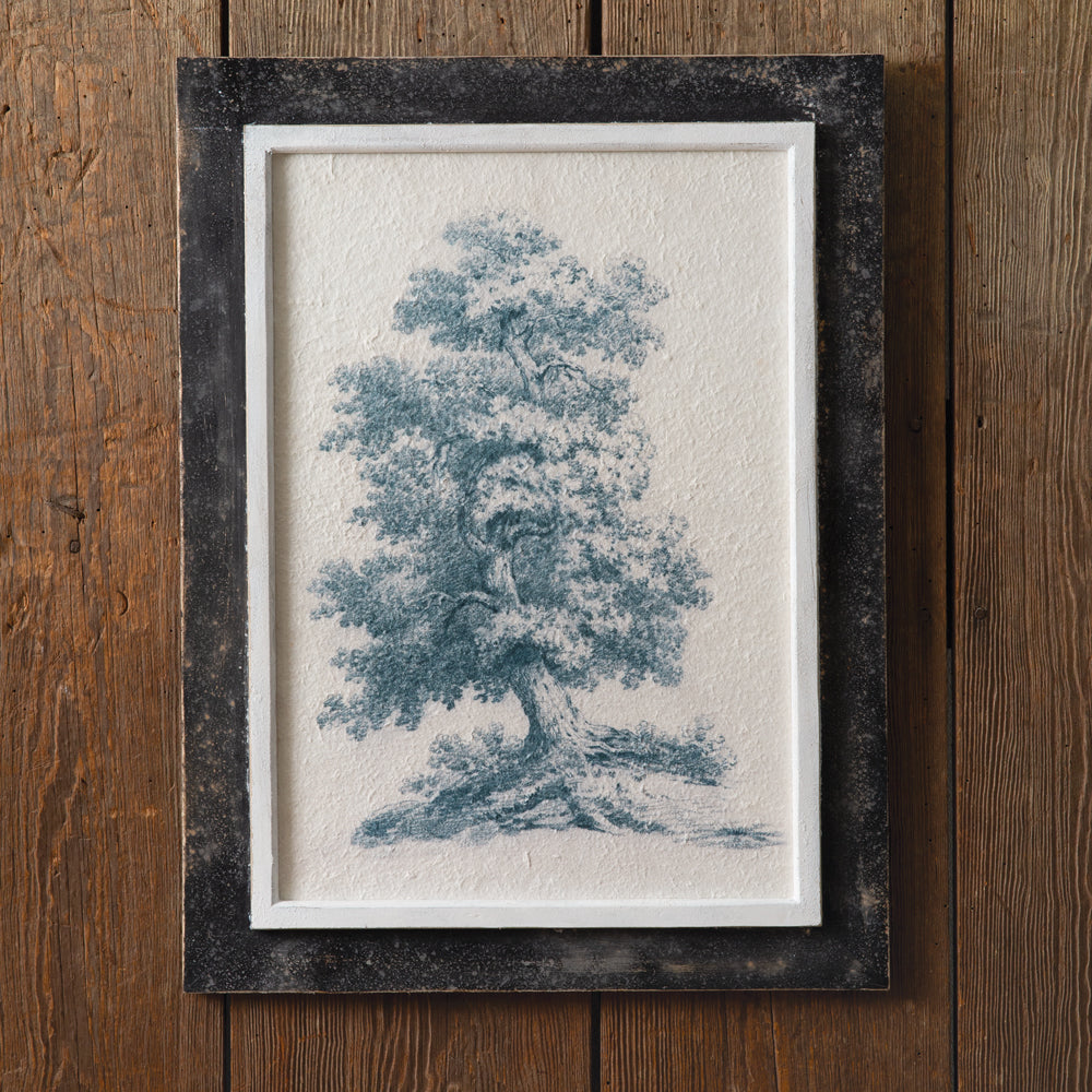 White Oak Vintage Tree Wall Art - Bombay Mercantile