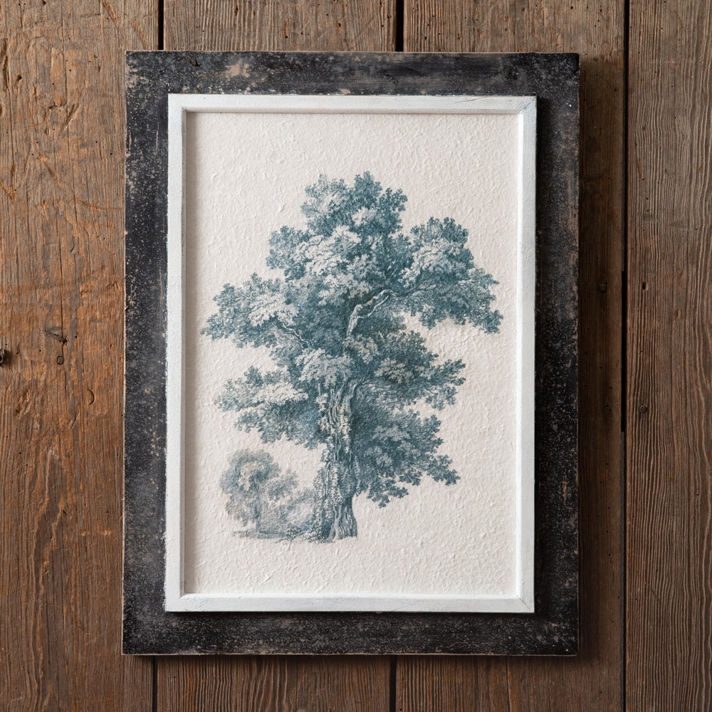 English Oak Vintage Tree Wall Art - Bombay Mercantile