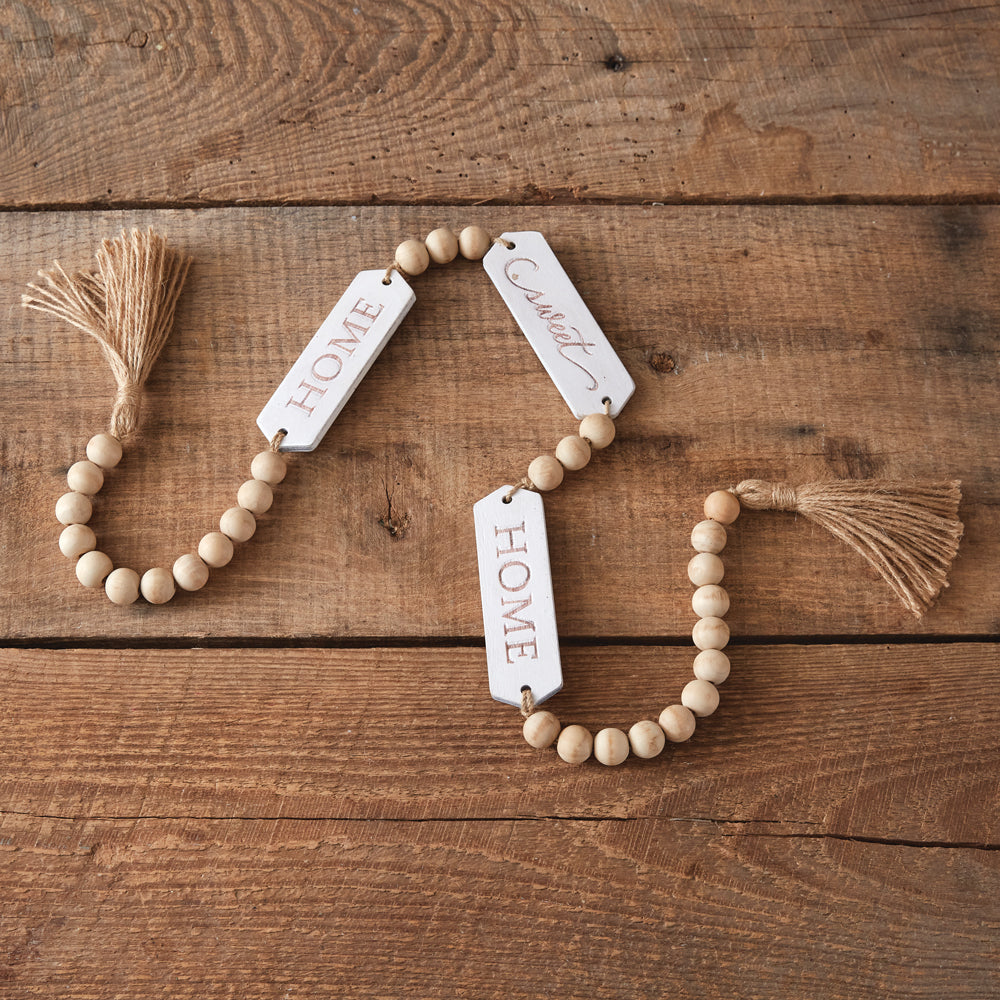 Home Sweet Home Decorative Beads - Bombay Mercantile