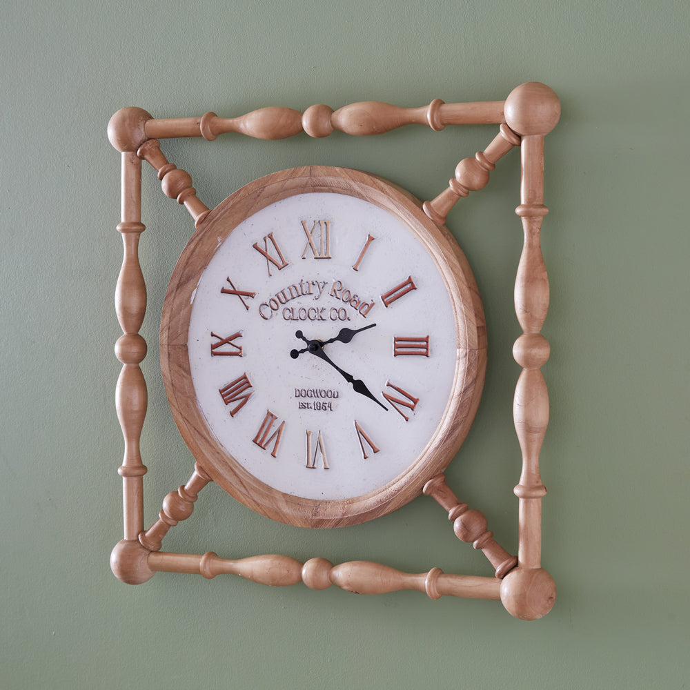 Old Time Country Clock - Bombay Mercantile