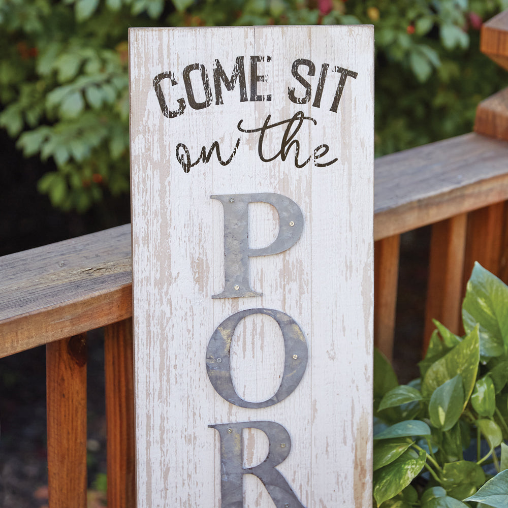 Come Sit Porch Sign - Bombay Mercantile