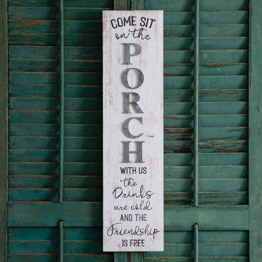 Come Sit Porch Sign - Bombay Mercantile