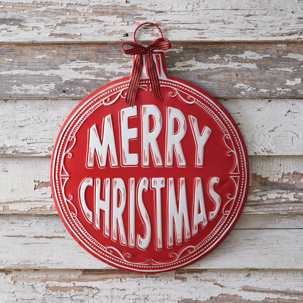 Merry Christmas Ornament Wall Decor - Bombay Mercantile