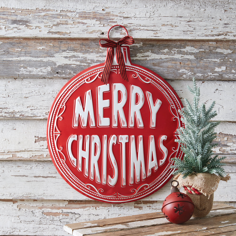 Merry Christmas Ornament Wall Decor - Bombay Mercantile