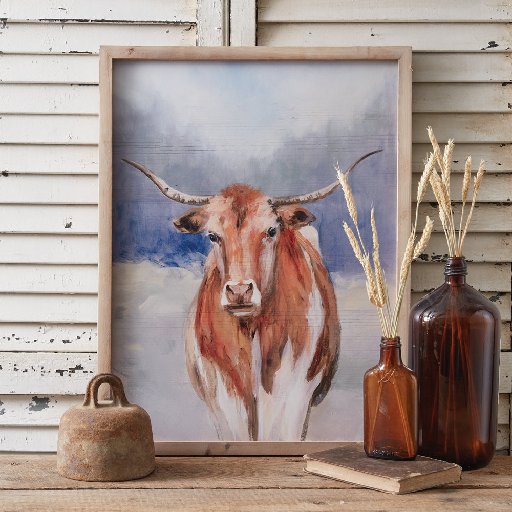 Texas Longhorn Wall Art - Bombay Mercantile