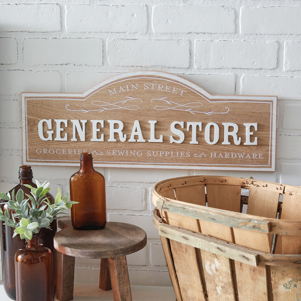 General Store Wall Sign - Bombay Mercantile