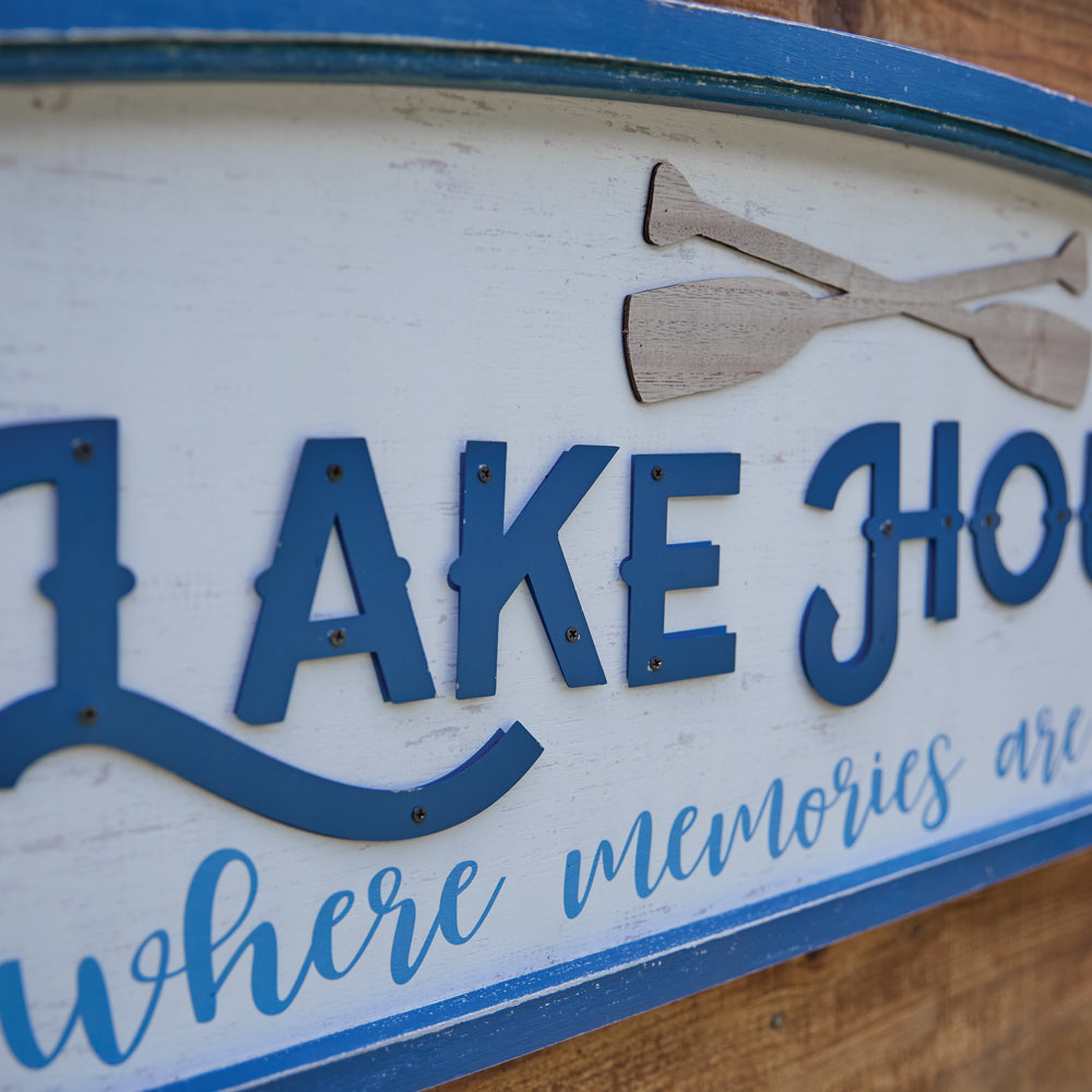 Lake House Wall Sign - Bombay Mercantile