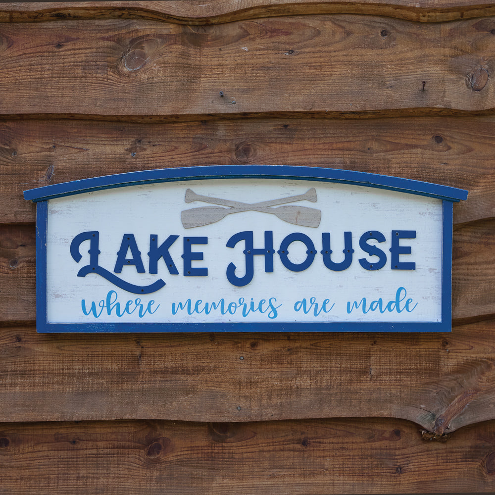 Lake House Wall Sign - Bombay Mercantile