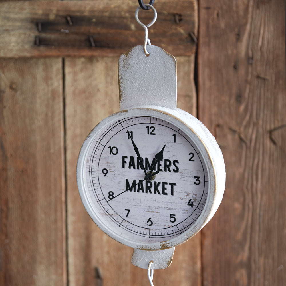 Farmers Market Produce Scale Clock - Bombay Mercantile