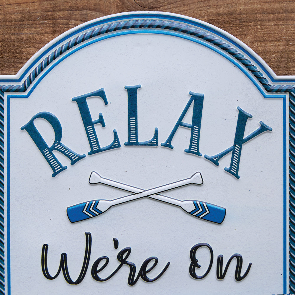 Lake Time Wall Sign - Bombay Mercantile