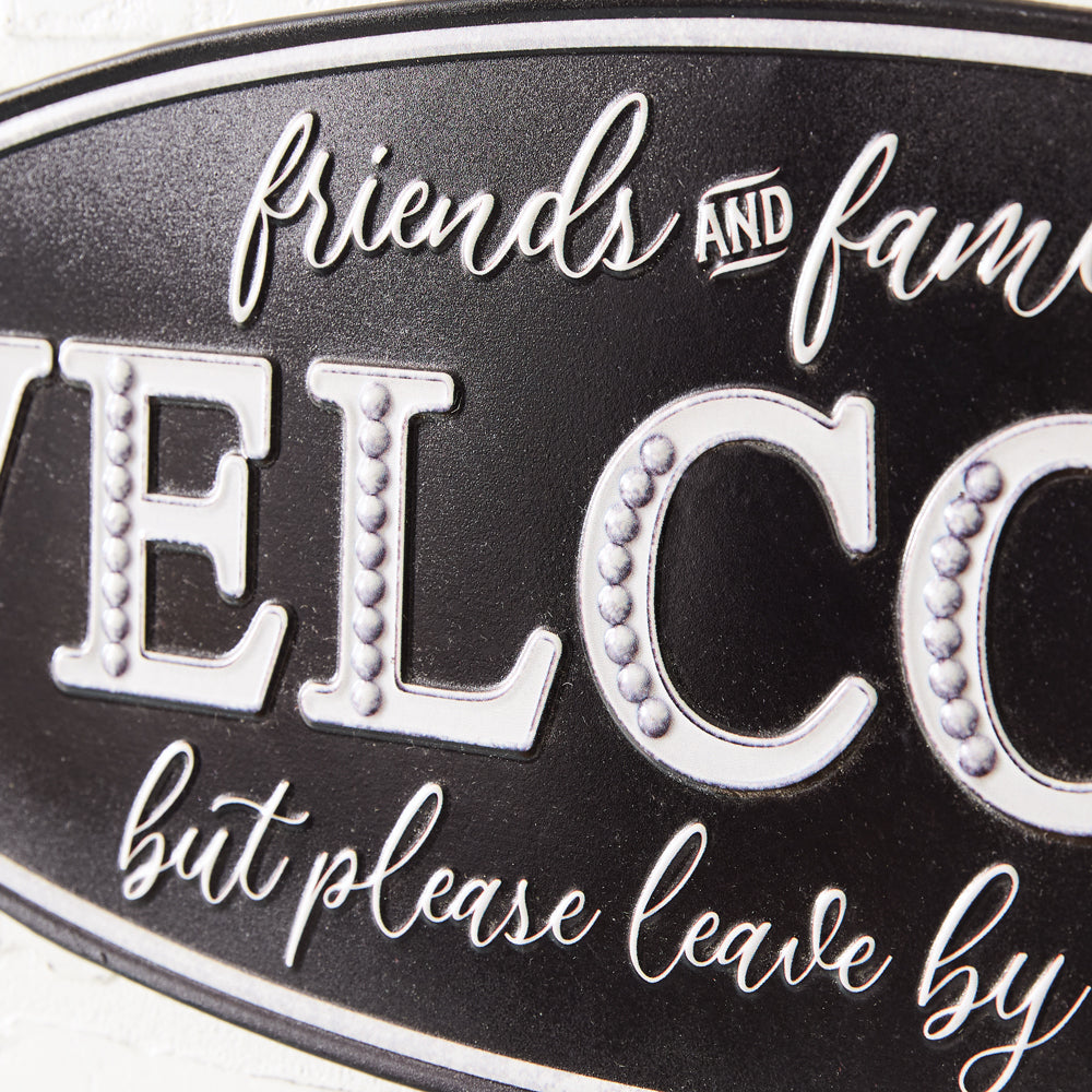 Comical Welcome Wall Sign - Bombay Mercantile