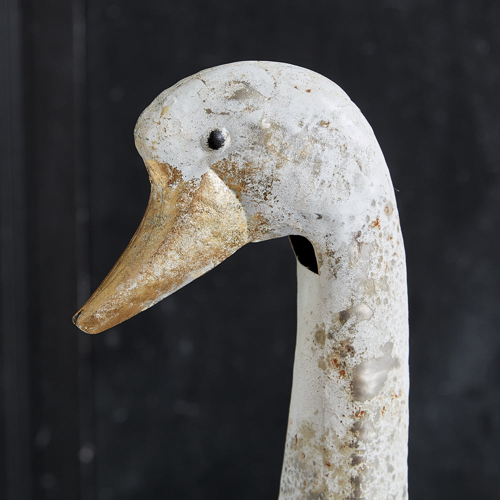 Rustic Cottage Swan Vessel - Bombay Mercantile