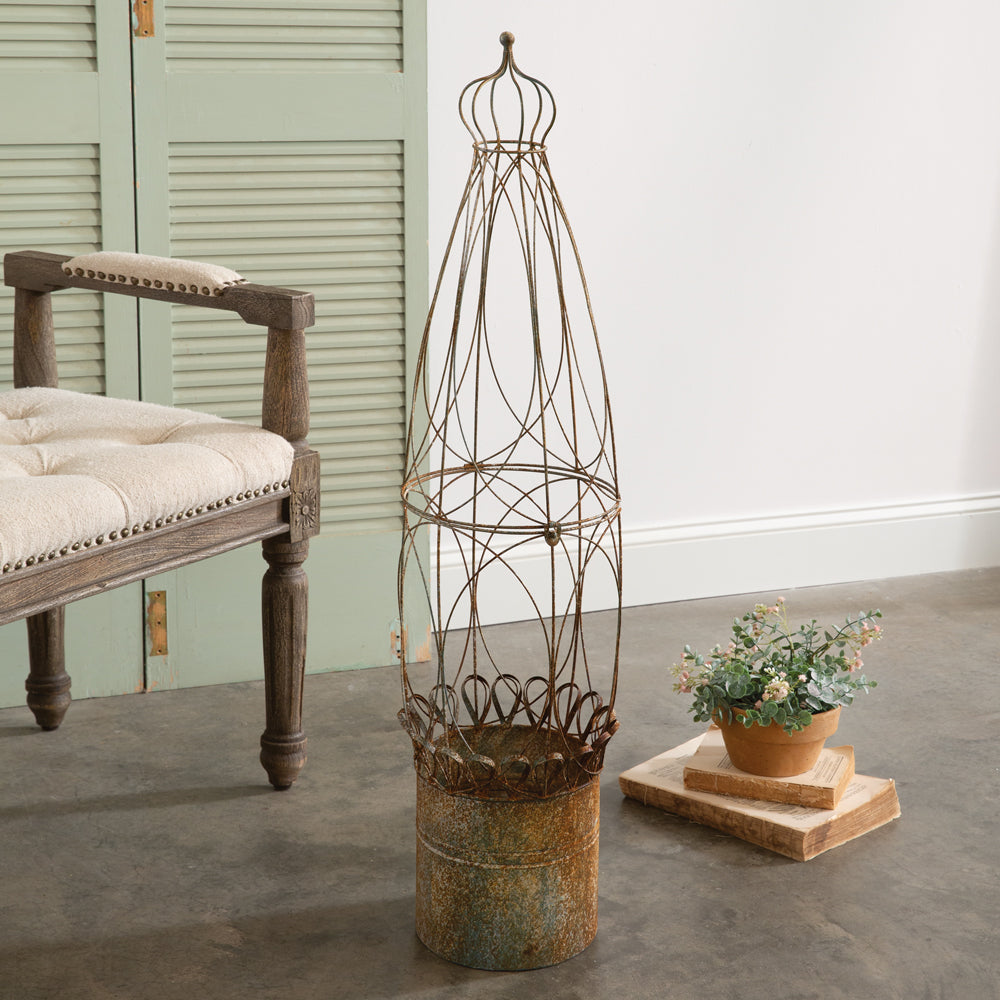Rustic Garden Topiary Planter - Bombay Mercantile