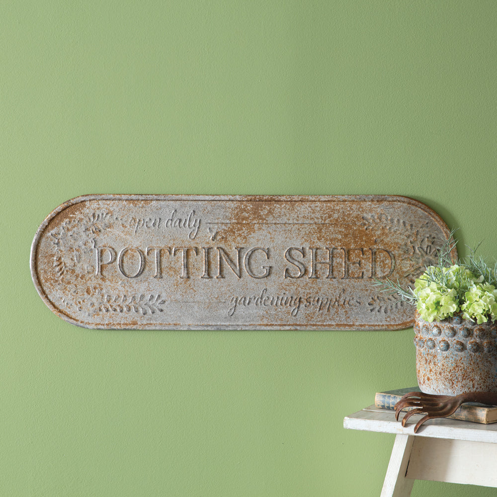 Potting Shed Wall Sign - Bombay Mercantile