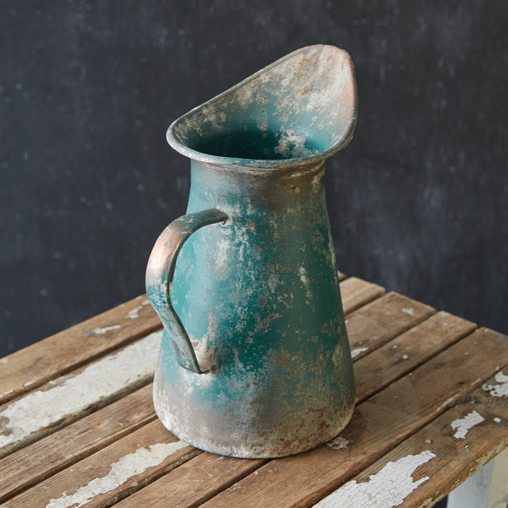 Garden Luster Long-Mouth Pitcher - Bombay Mercantile