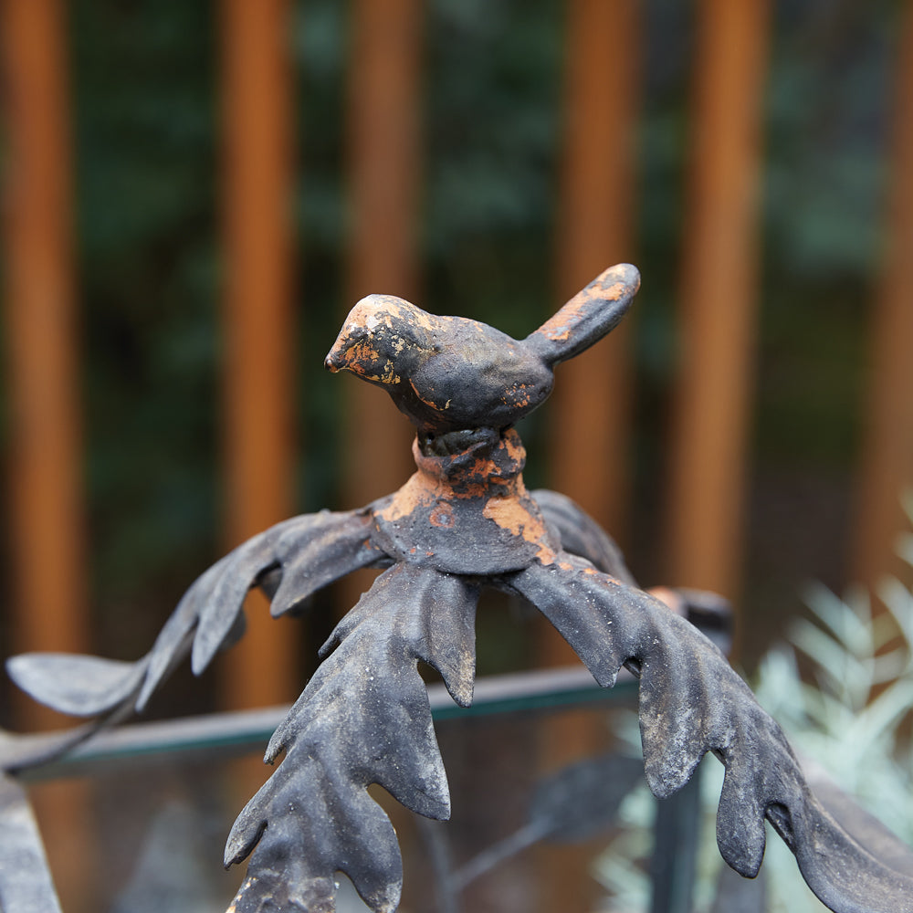 Set of Two Rustic Woodland Lanterns - Bombay Mercantile
