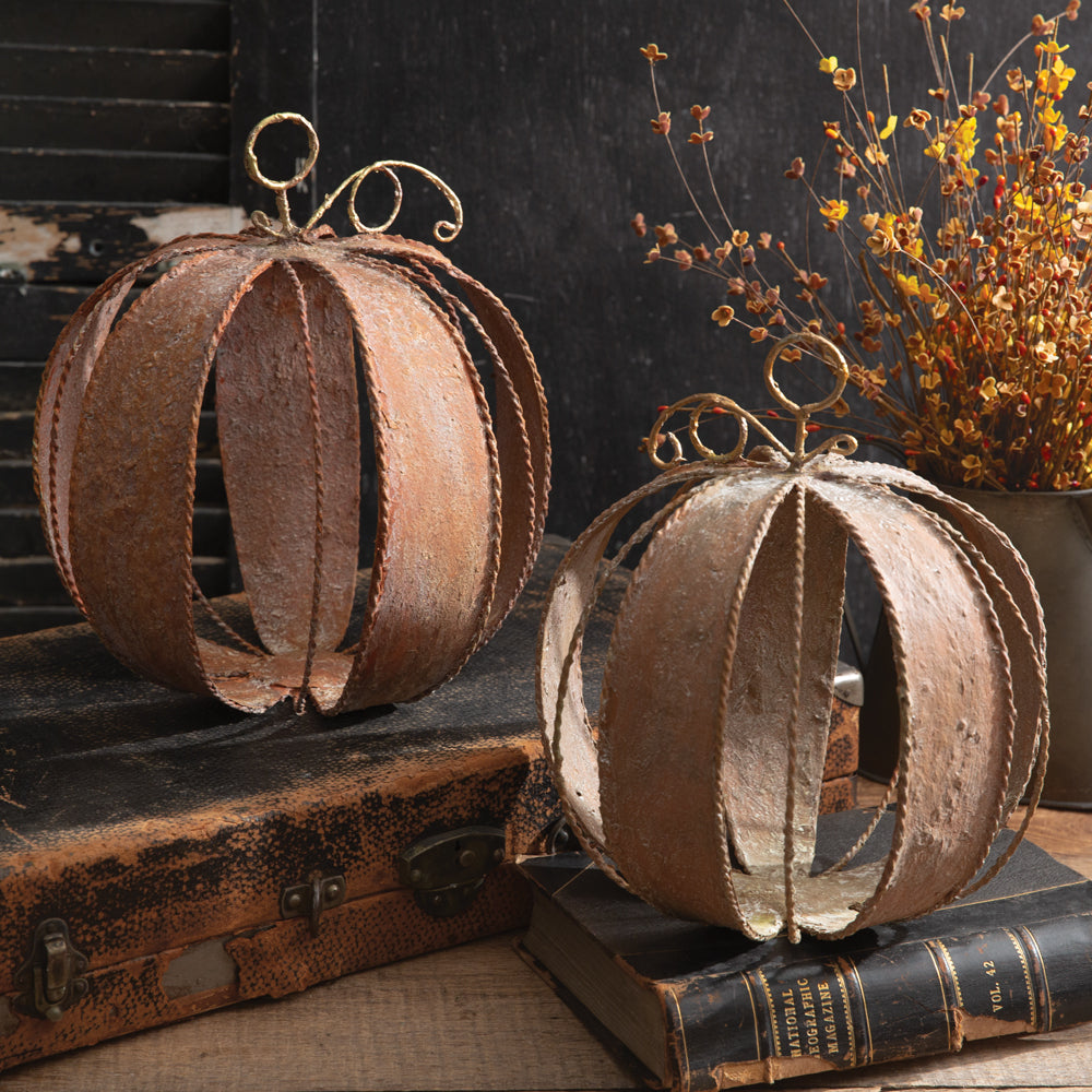 Large Rusty Pumpkin - Bombay Mercantile