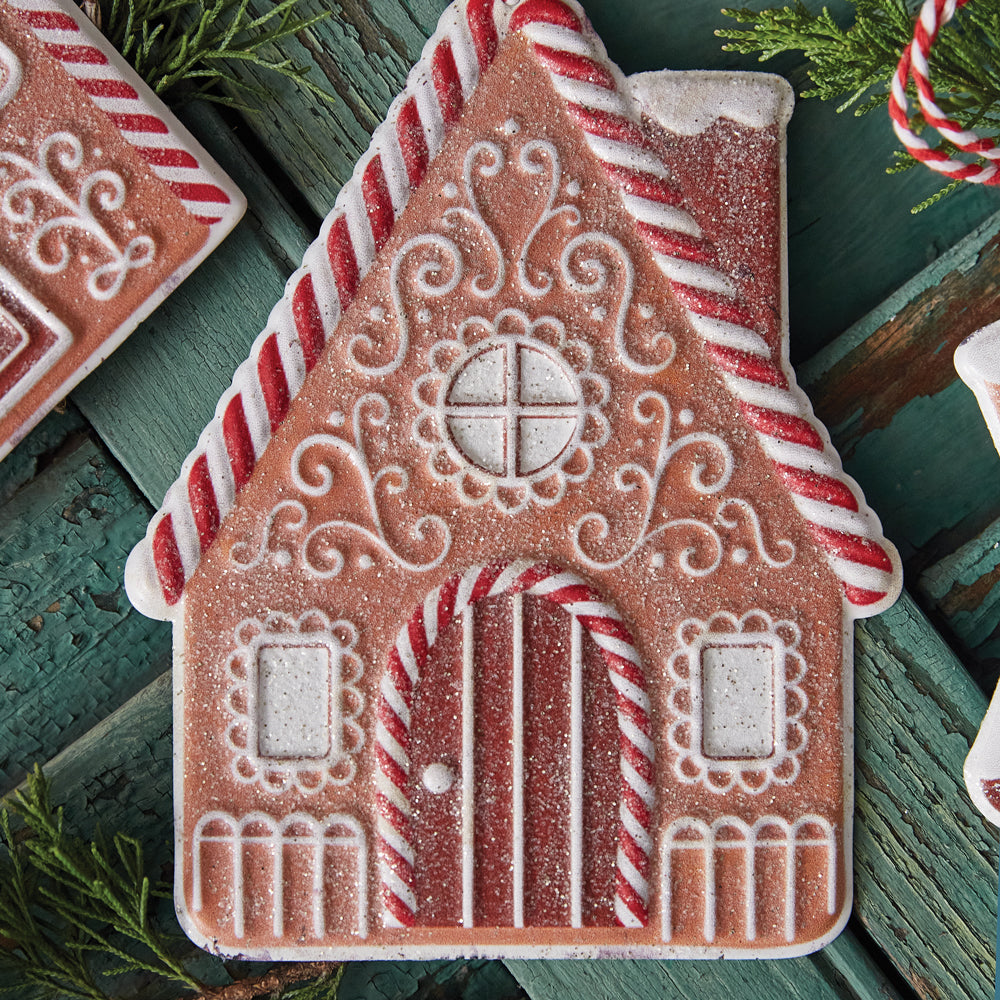 Set of Four Gingerbread Ornaments - Bombay Mercantile