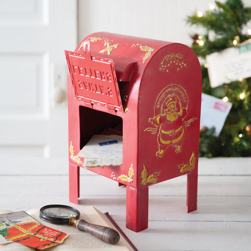 Tabletop Santa's Letters Box - Bombay Mercantile