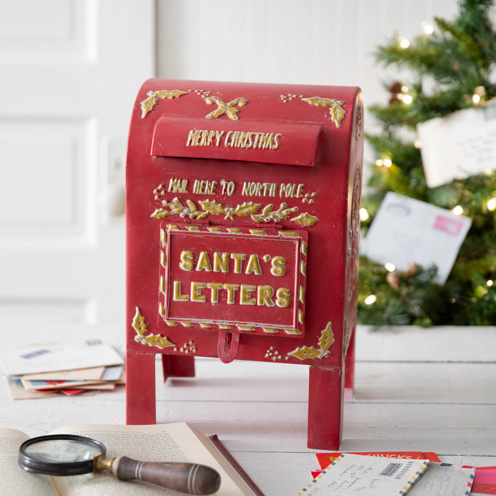 Tabletop Santa's Letters Box - Bombay Mercantile