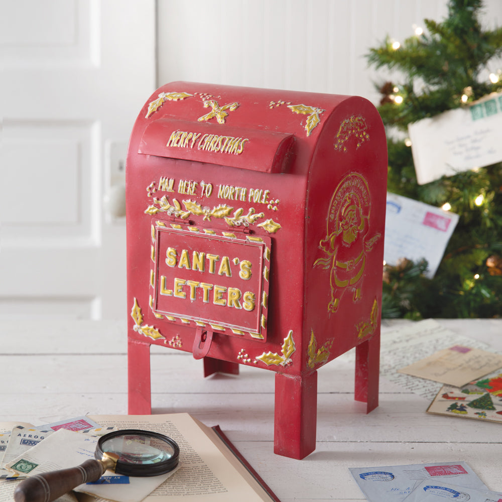 Tabletop Santa's Letters Box - Bombay Mercantile