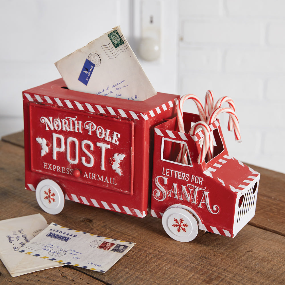 North Pole Post Truck - Bombay Mercantile
