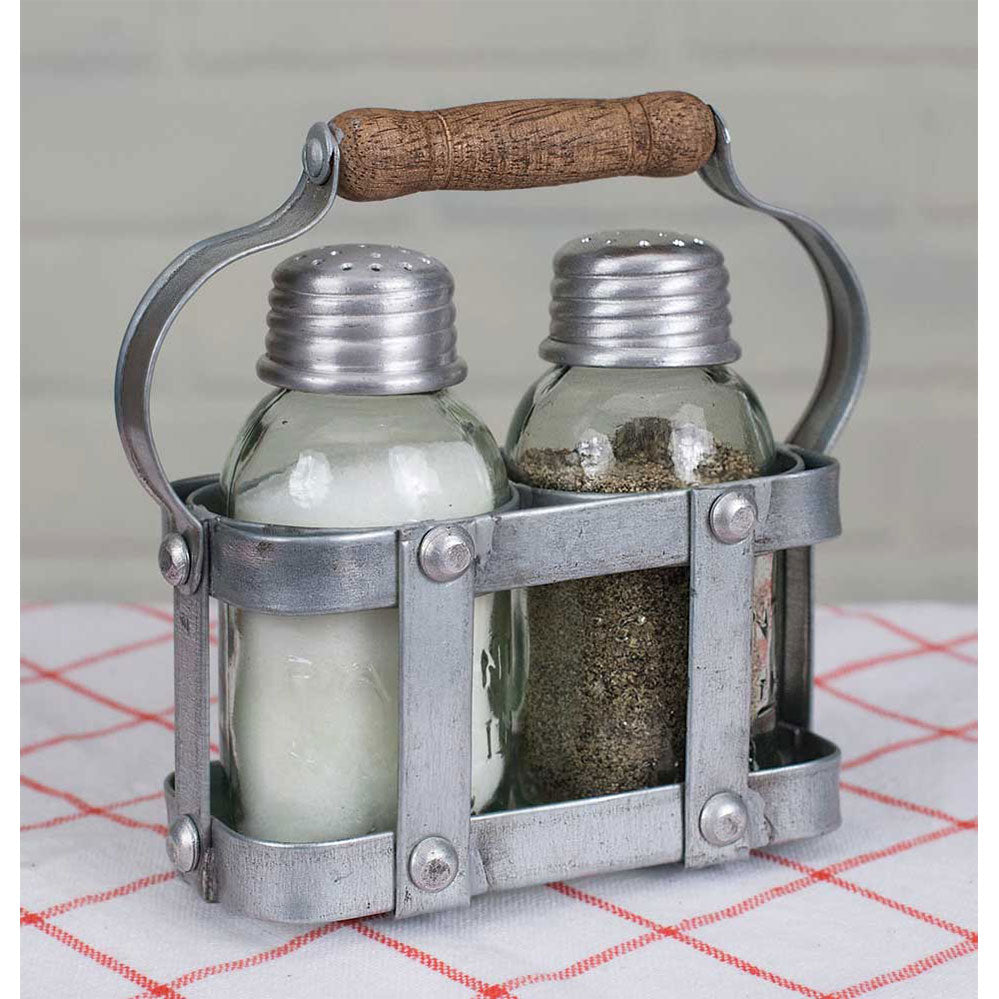 Milk Crate Salt & Pepper Caddy - Box of 3 - Bombay Mercantile